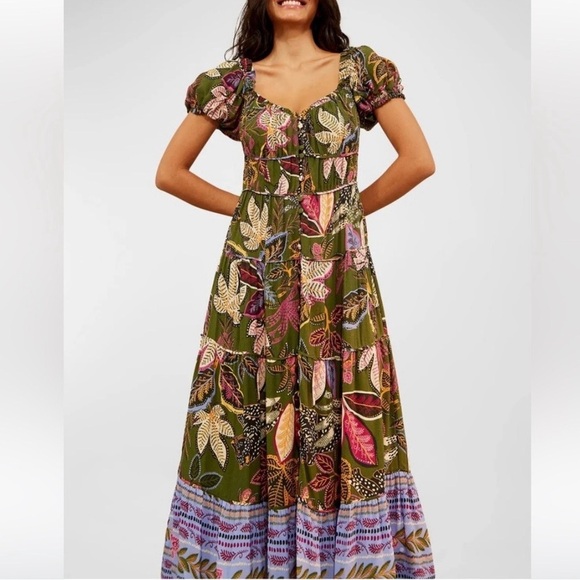 FARM Rio Dresses & Skirts - Farm Rio Wild Jungle Maxi Dress nwot